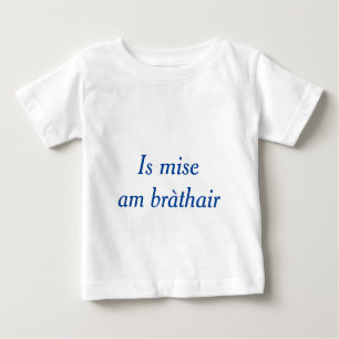 T-shirt Pour Bébé Famille gaélique : Je suis le Frère
