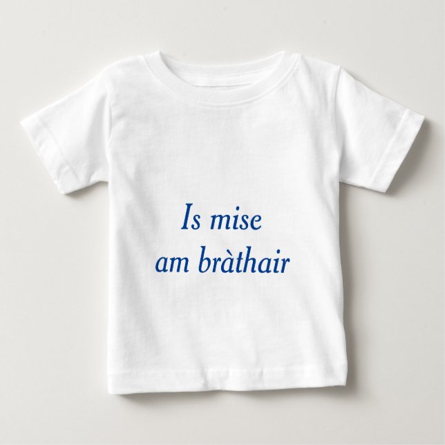 T-shirt Pour Bébé Famille gaélique : Je suis le Frère