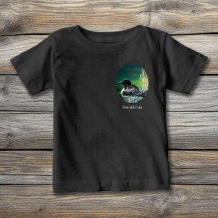 T-shirt Pour Bébé Famille Loon du lac Butterfield