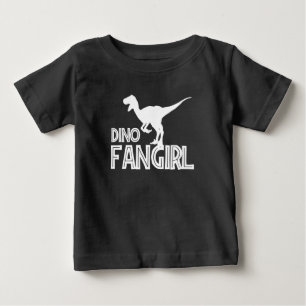 T-shirt Pour Bébé Fanatique des dinosaures - Amoureuse des dinosaure