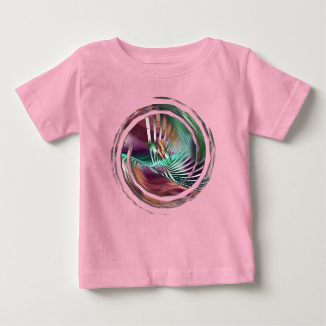 T-shirt Pour Bébé Fancy Dancer Abstrait (Devant)