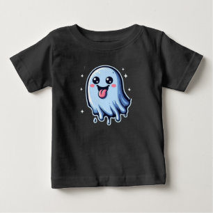T-shirt Pour Bébé Fantôme Super Mignon et Enjoué avec Étincelle