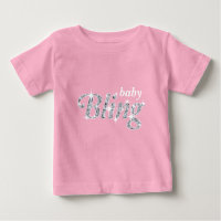 Faux diamant sur rose "baby Bling" design Baby