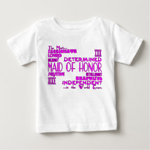 T-shirt Pour Bébé Favoris de mariage d'honneur : Qualités