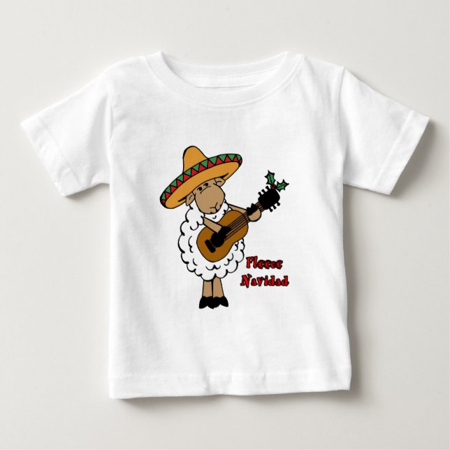 T-shirt Pour Bébé Fce Navidad (Devant)