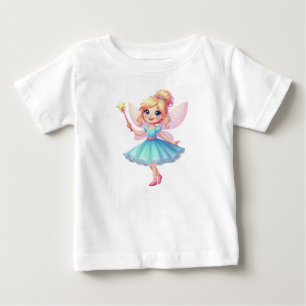 T-shirt Pour Bébé Fée bleue Whimsical