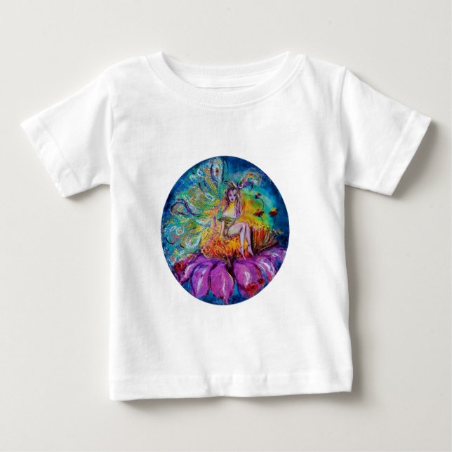 T-SHIRT POUR BÉBÉ FÉE DANS LA NUIT (Devant)