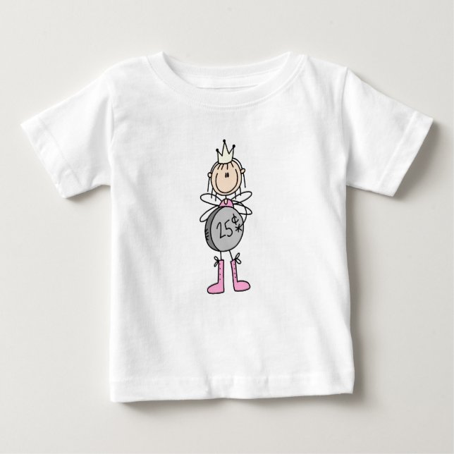 T-shirt Pour Bébé Fée de dents donnant un peu de changement Chemise (Devant)