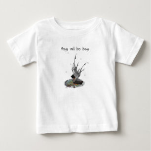 T-shirt Pour Bébé Fée de pluie Garçon avec grenouille bébé T-shirt G