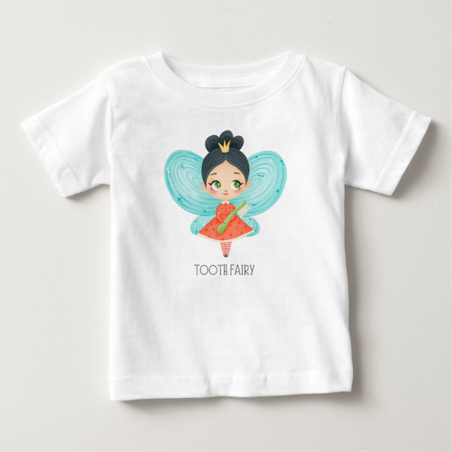 T-shirt Pour Bébé Fée des dents (Devant)