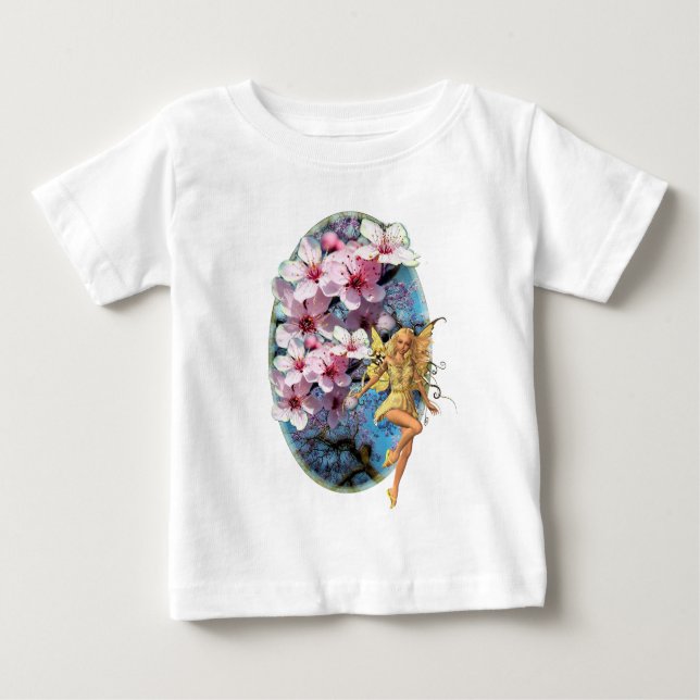 T-shirt Pour Bébé Fée du printemps (Devant)