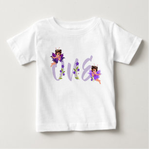 T-shirt Pour Bébé Fée Enchanted Forest Girl Un bébé anniversaire