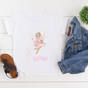 T-shirt Pour Bébé Fée Étincelle mignonne T-shirt bébé rose