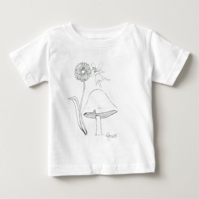 T-shirt Pour Bébé Fée violette (Devant)