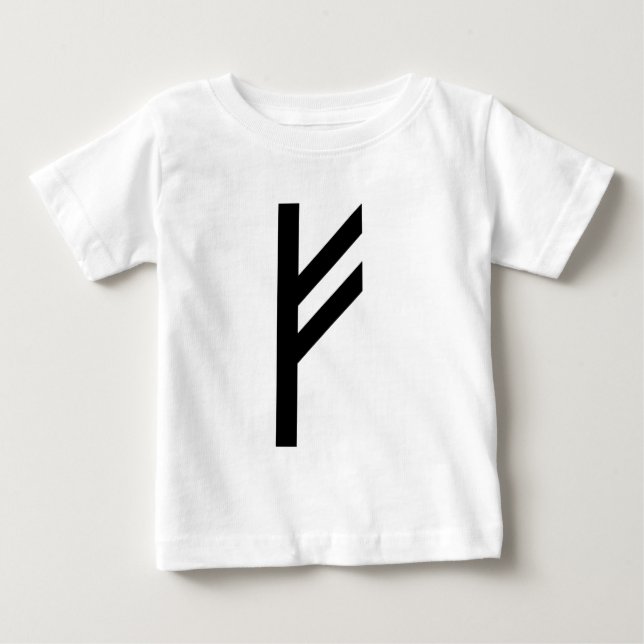 T-SHIRT POUR BÉBÉ FEHU RUNE (Devant)