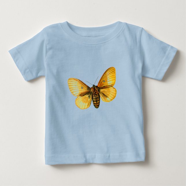 T-shirt Pour Bébé femelle de Bombyx quercus (Devant)