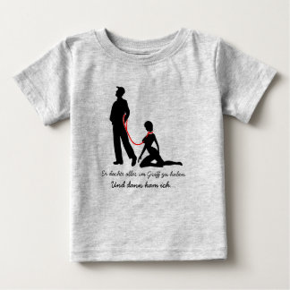 T-shirt Pour Bébé Femme au bout d'une laisse - Mauvais hommes