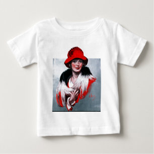 T-shirt Pour Bébé Femme dans Red Hat