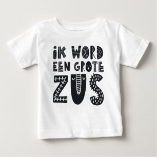 T-shirt Pour Bébé Femme: Je vais devenir une grande soeur