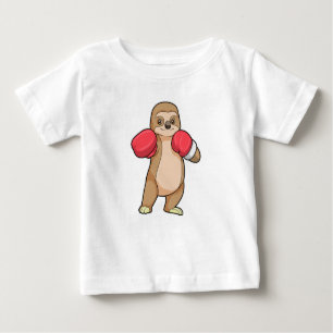 T-shirt Pour Bébé Fente en boîte avec gants en boîte
