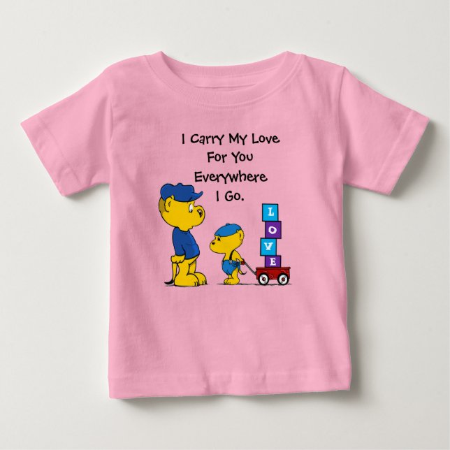 T-shirt Pour Bébé Ferald et Ferald Baby (Devant)