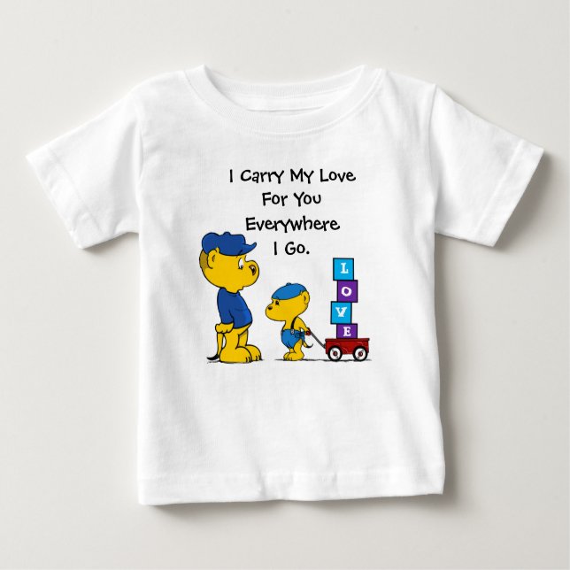 T-shirt Pour Bébé Ferald et Ferald Baby (Devant)