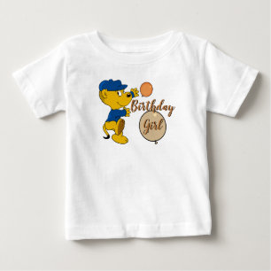 T-shirt Pour Bébé Ferald Fille d'anniversaire optimiste