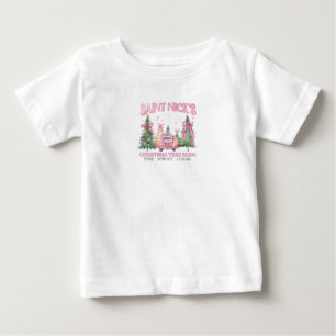 T-shirt Pour Bébé "Ferme des arbres de Saint Nick"