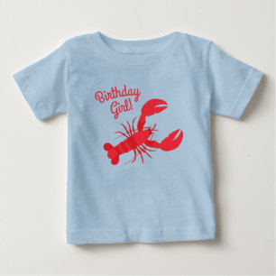 T-shirt Pour Bébé Fête d'anniversaire de crabe ébullition Mignons En
