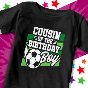 T-shirt Pour Bébé Fête d'anniversaire de football pour enfants Cousi
