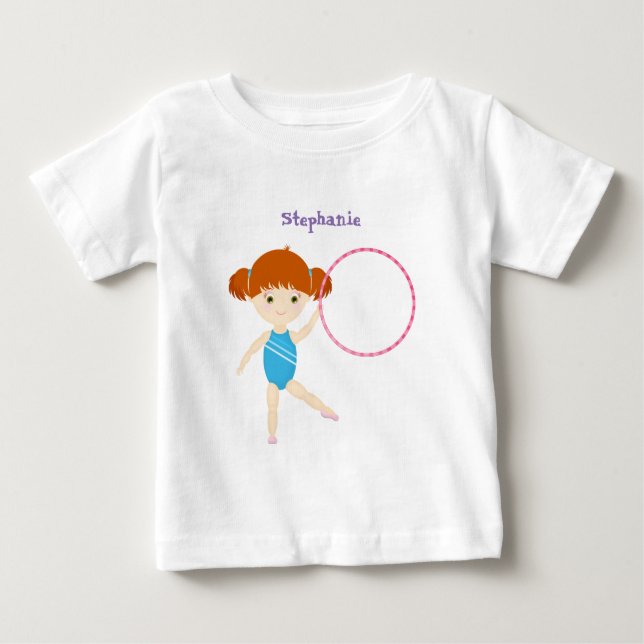 T-shirt Pour Bébé Fête de Gymnastique (Devant)