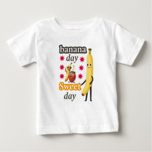 T-shirt Pour Bébé Fête de la banane, Jour le plus doux