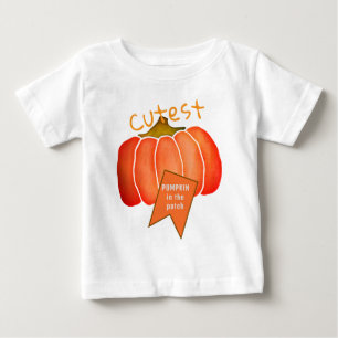 T-shirt Pour Bébé Fête de l'automne du Citrouille le plus fou