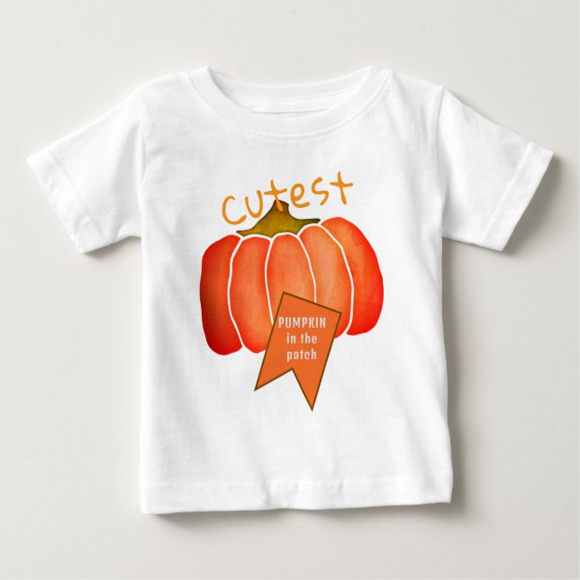 T-shirt Pour Bébé Fête de l'automne du Citrouille le plus fou (Devant)