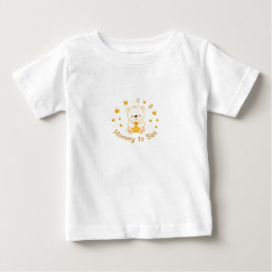 T-shirt Pour Bébé Fête de naissance Winnie l'Ourson Maman abeille Bé