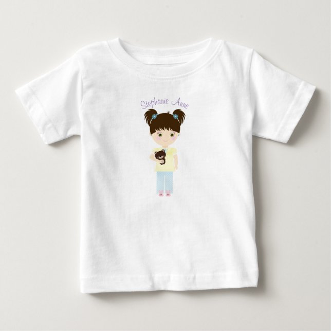 T-shirt Pour Bébé Fête de pyjama Glamping (Devant)