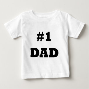 T-shirt Pour Bébé Fête des pères heureuse - numéro 1 papa - papa 