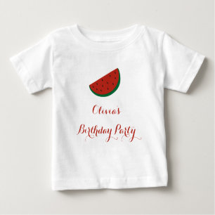 T-shirt Pour Bébé Fête d'été de la pastèque Red Melon