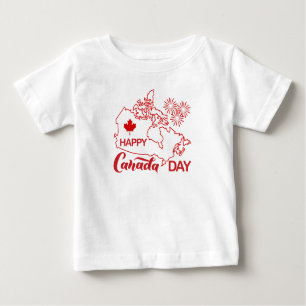 T-shirt Pour Bébé Fête du Canada