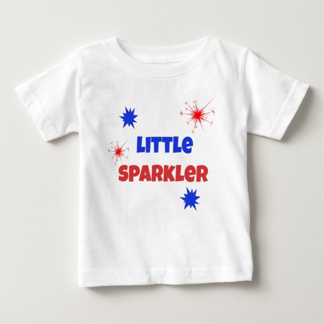T-shirt Pour Bébé Feu d'artifice 4 juillet (Devant)