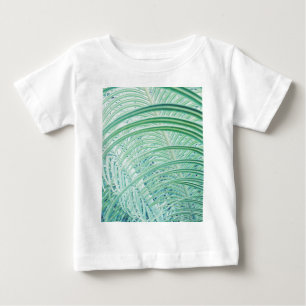 T-shirt Pour Bébé Feuille de palmier de plante verte douce