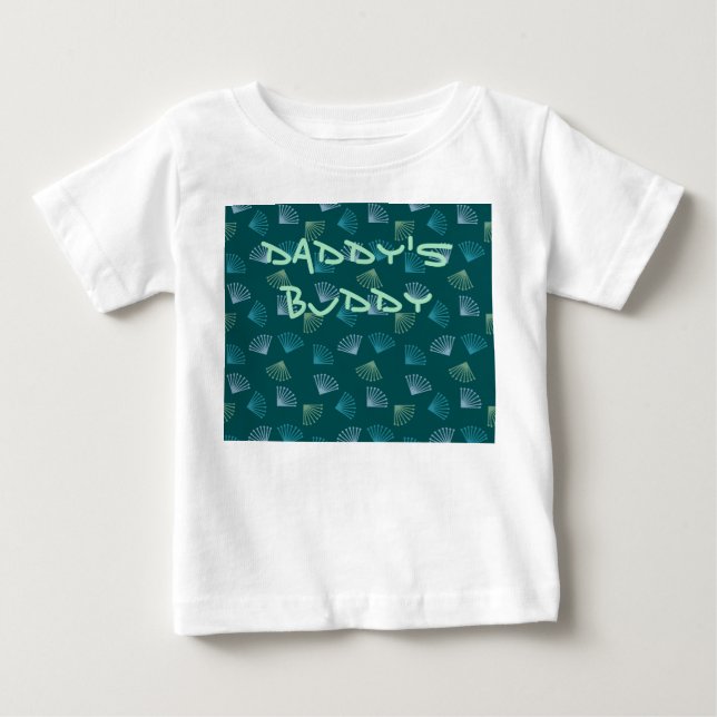 T-shirt Pour Bébé Feuilles Art déco (Devant)