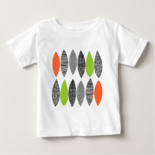 T-shirt Pour Bébé Feuilles texturés 02