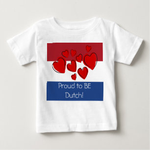 T-shirt Pour Bébé Fier d'être hollandais