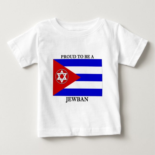 T-shirt Pour Bébé Fier d'être un Jewban (Devant)