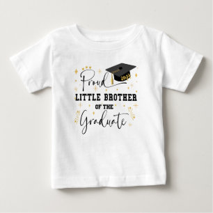 T-shirt Pour Bébé Fier Petit Frère Du Diplômé Diplôme