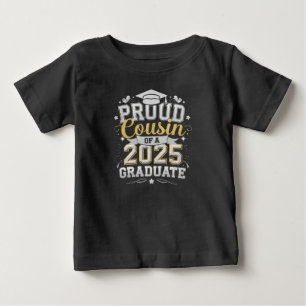T-shirt Pour Bébé Fière Cousine D'une Remise De Diplômes De Diplômé