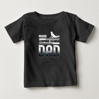T-shirt Pour Bébé Fière léopard Iguana Papa