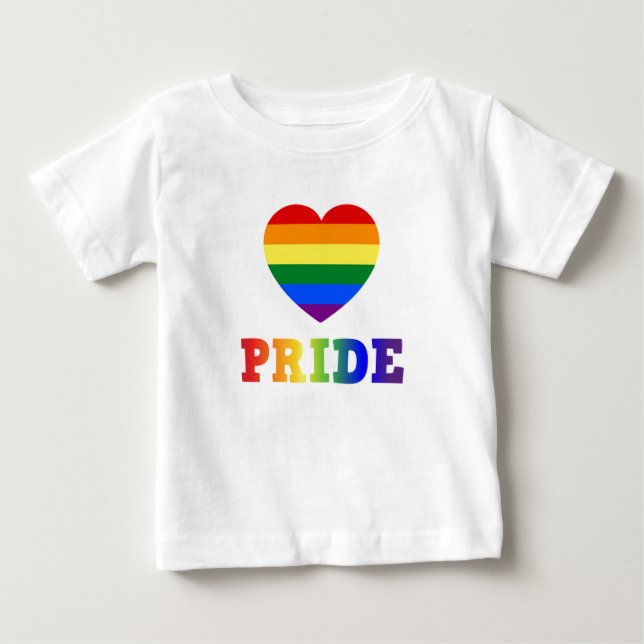 T-shirt Pour Bébé Fierté du coeur (Devant)