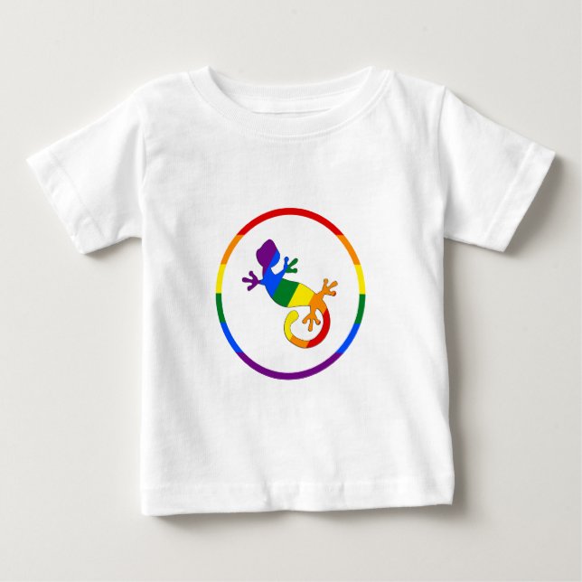 T-shirt Pour Bébé Fierté gaie et lesbienne (Devant)